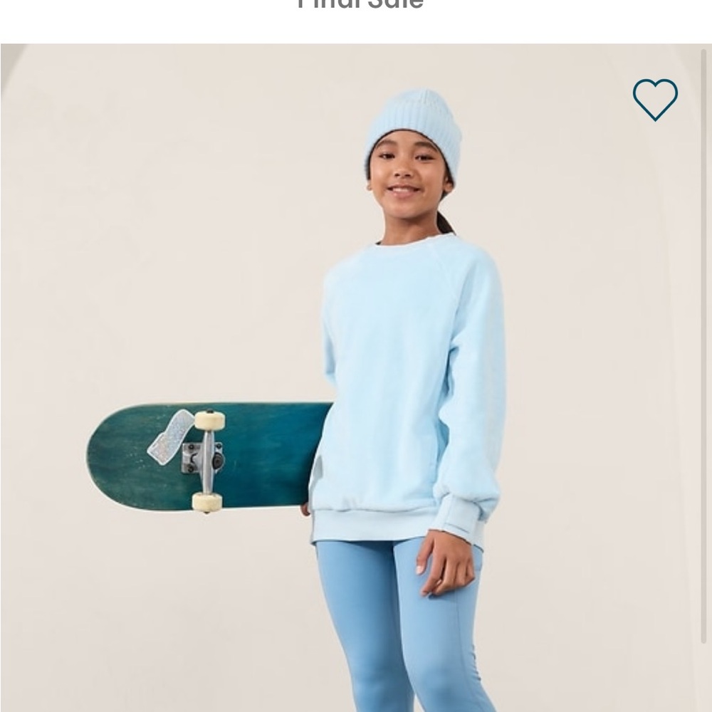Athleta Girl Feelin Good sweatshirt. Size L
